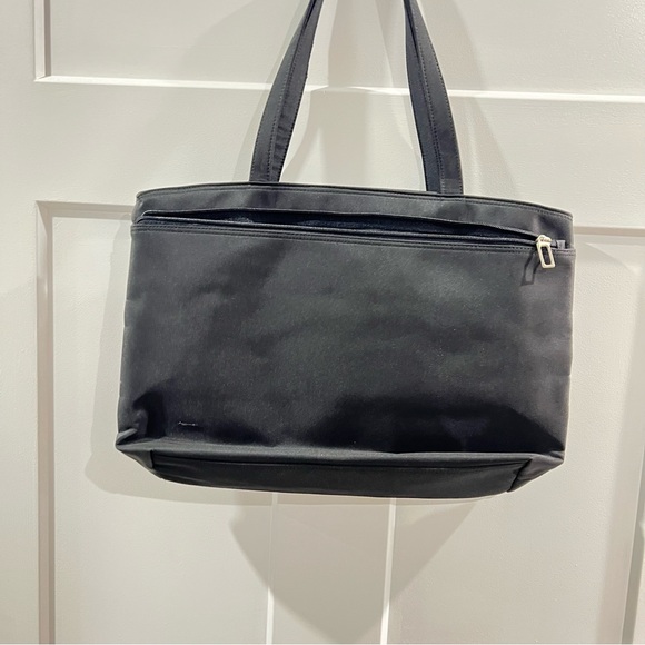 Franco Valentino Black Tote - 3 zipper compartment - Picture 2 of 14